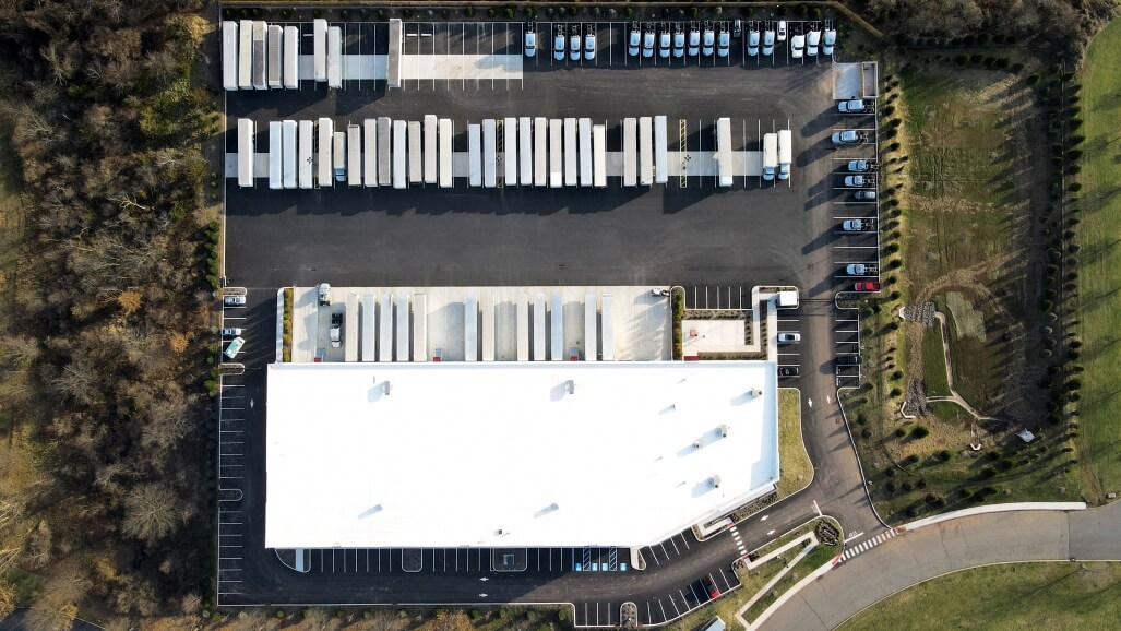 Arial View of MX Logistics, Provider of Time Sensitive Shipments