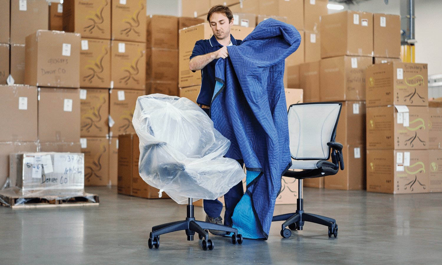 MX Logistics Blog Warehouse Storage Blanket Wrap 1
